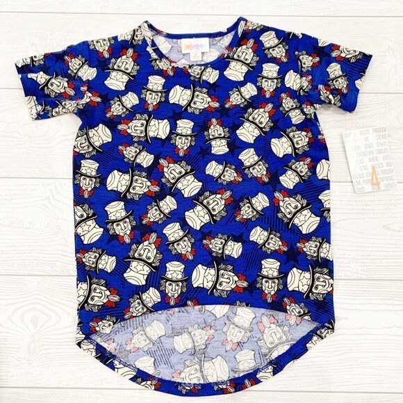 Lularoe Uncle Sam Gracie Tee - Picture 1 of 4